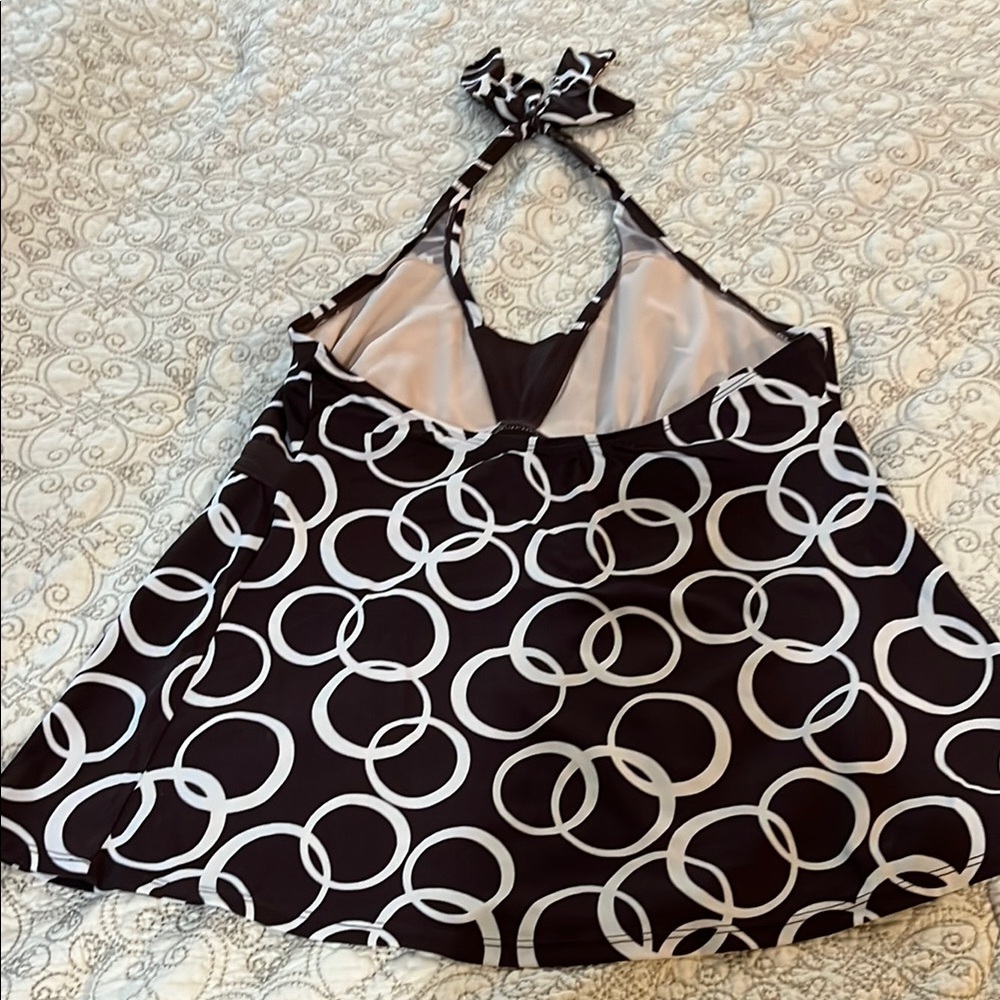 Motherhood Maternity Beige and White Swimwear - Picture 4 of 7